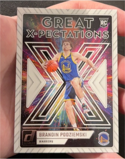 2023-24 Donruss Great X-Pectations #22 Brandin Podziemski — front