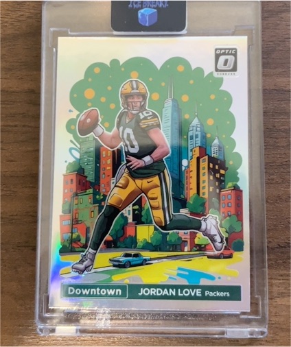 2024 Panini Donruss Optic #5 Jordan Love Downtown — front