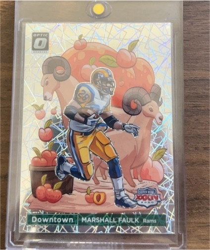 2023 Panini Donruss Optic Super Bowl Downtown #SBD-MF Marshall Faulk — front