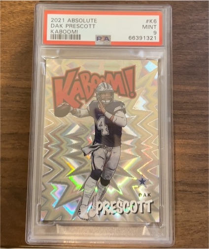 2021 Panini Absolute Kaboom! #K6 Dak Prescott — front