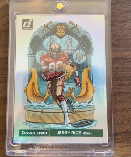 2023 Panini Donruss Downtown #D-20 Jerry Rice — front