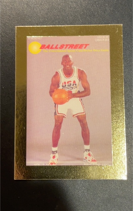 1992 Ballstreet #NNO Michael Jordan — front