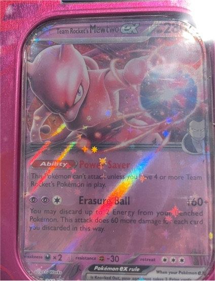 2023 Pokémon SV: Scarlet & Violet Promo #216 Team Rocket's Mewtwo ex — front