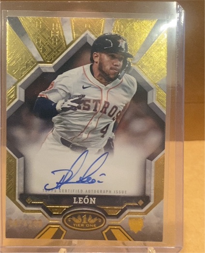 2025 Topps Tier One #235 Pedro Leon — front