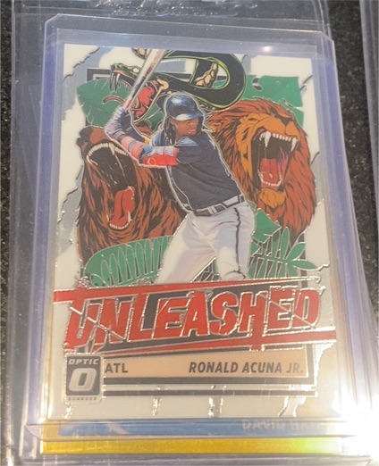 2021 Panini Donruss Optic #UNL3 Ronald Acuna Jr. — front