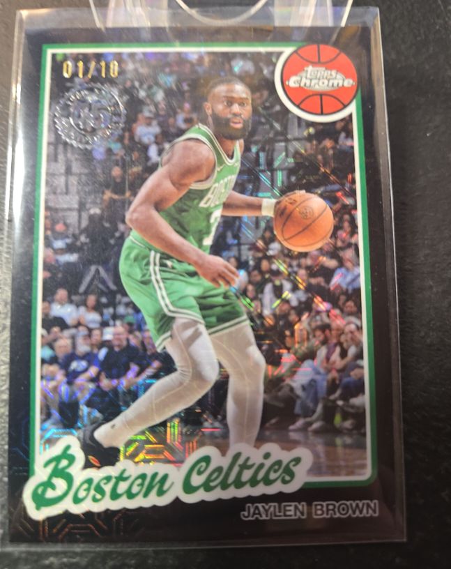 2025-26 Topps Chrome #TC-JB Jaylen Brown — front