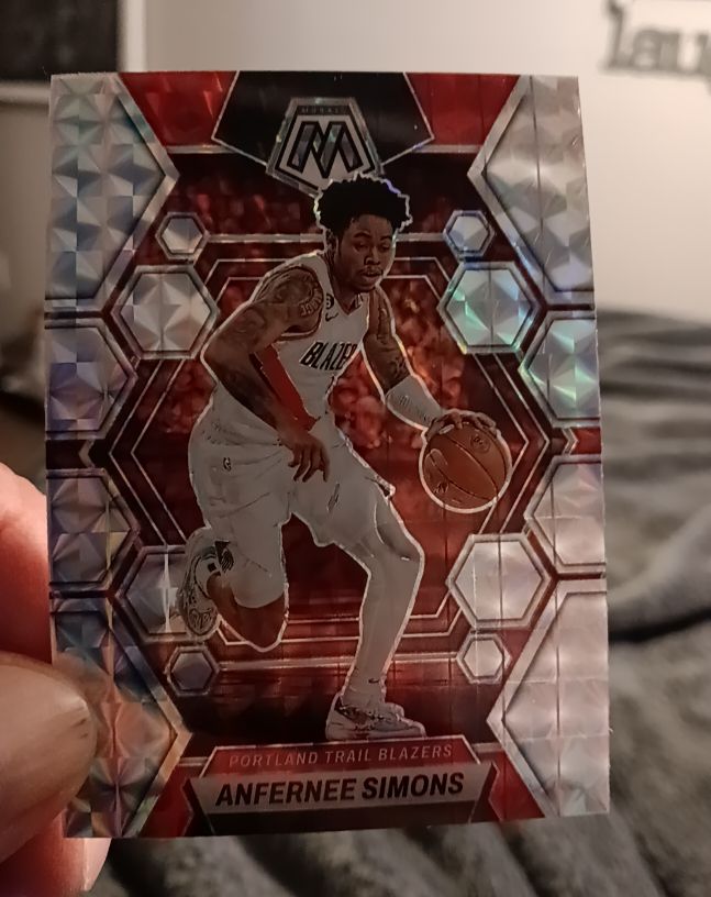 2022-23 Panini Mosaic #11 Anfernee Simons — front