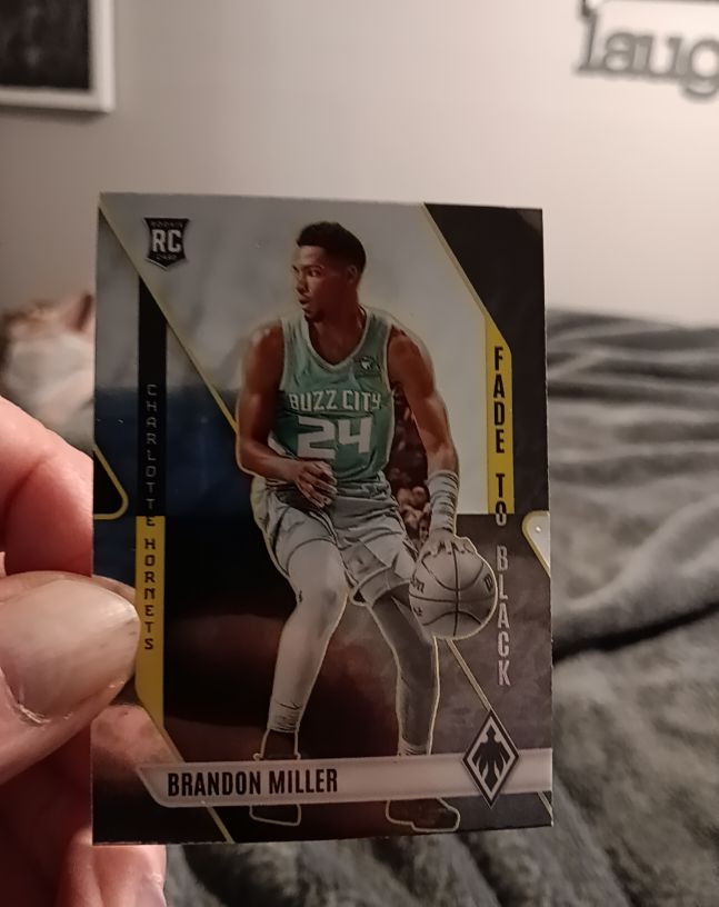 2023-24 Panini Phoenix #8 Brandon Miller Fade To Black — front