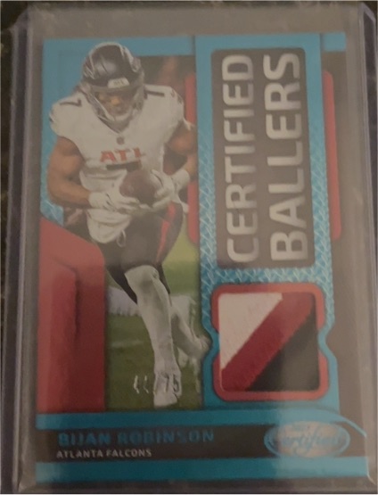 2025 Panini Certified Certified Ballers Bijan Robinson — front