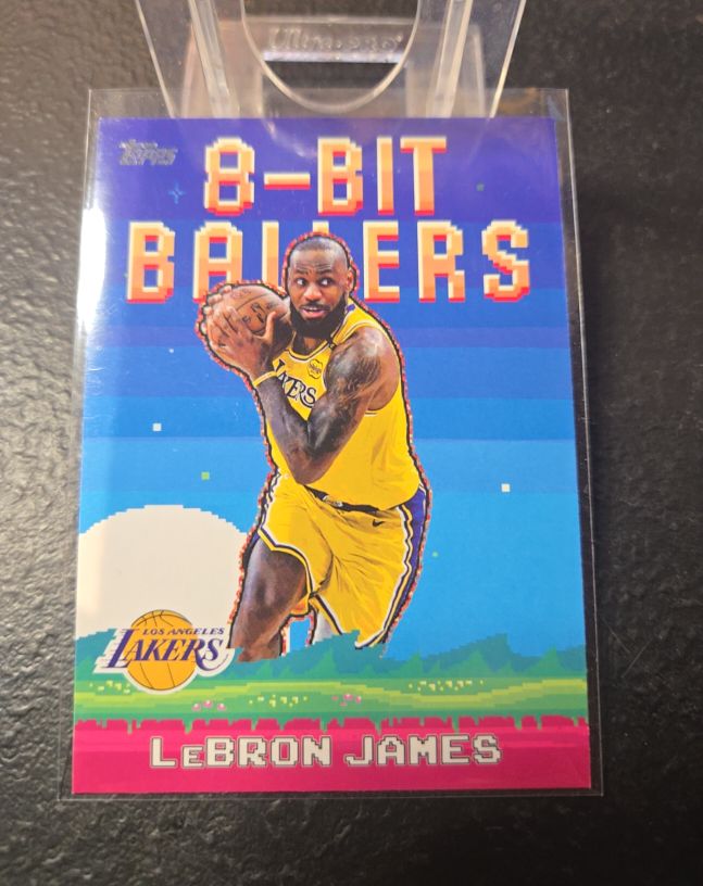 2025-26 Topps Basketball #8B-19 LeBron James 8-Bit Ballers — front
