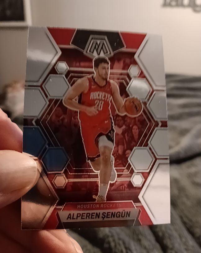 2022-23 Panini Mosaic #41 Alperen Sengun Houston Rockets Base — front