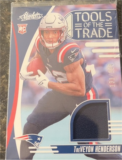 2025 Panini Absolute Football Tools of the Trade #TreVeyon Henderson — front