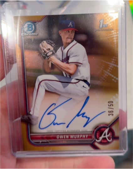 2022 Bowman Chrome #CPA-OM Owen Murphy — front