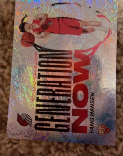 2025 Topps #GN-16 Yang Hansen Generation Now — front
