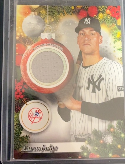 2025 Topps Holiday #PR-AJ Aaron Judge — front