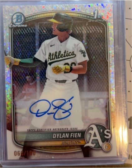2025 Bowman Chrome #CPA-DF Dylan Fien — front