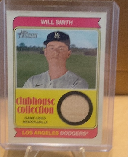 2023 Topps Heritage Clubhouse Collection #CCR-WS Will Smith — front