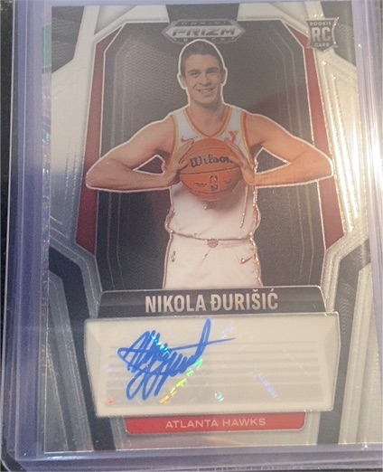 2024-25 Panini Prizm Black #RS-DUR Nikola Đurišić — front