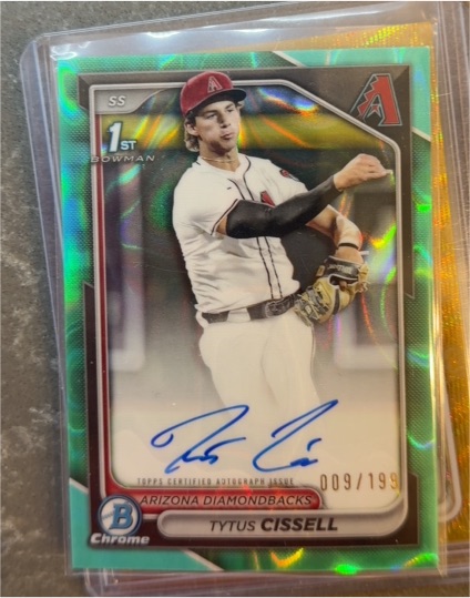 2024 Bowman Chrome #CPA-TC Tytus Cissell — front