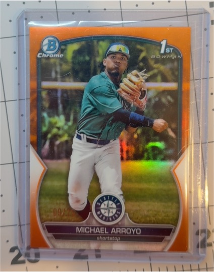 2023 Bowman Chrome Prospects #BCP-63 Michael Arroyo — front