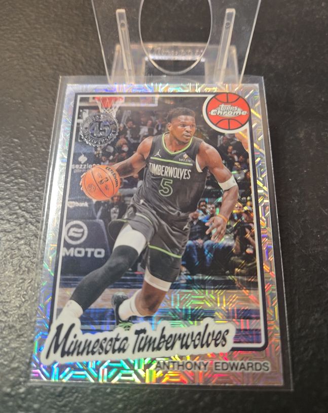 2025-26 Topps Chrome #TC-AE Anthony Edwards — front