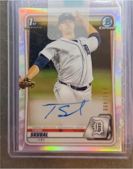 2020 Bowman Chrome Prospects #BCP-108 Tarik Skubal — front