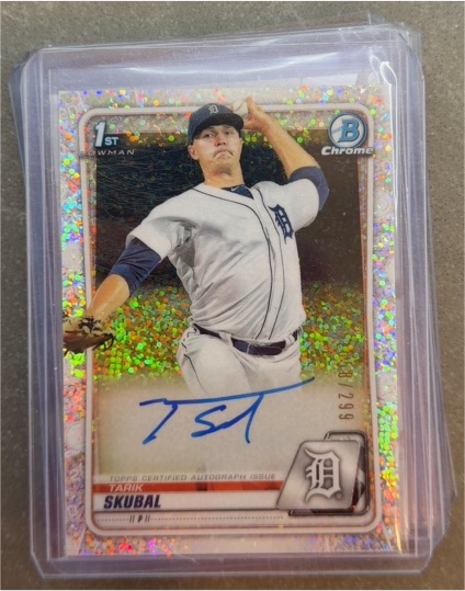 2020 Bowman Chrome #BCP-108 Tarik Skubal — front