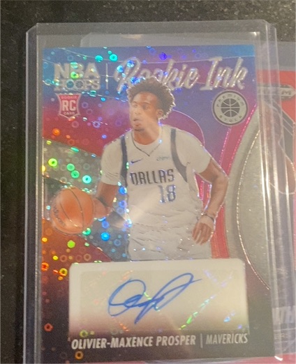 2023-24 Panini Hoops Premium Stock Rookie Ink #29 Olivier-Maxence Prosper — front