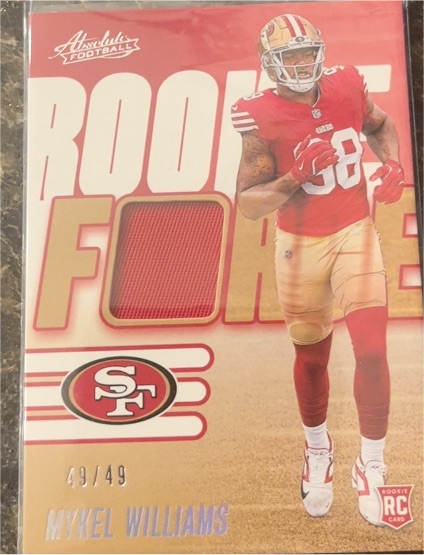 2023 Panini Absolute Football #49 Mykel Williams — front