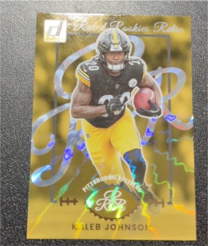 2025 Donruss Rated Rookies Retro #19 Kaleb Johnson — front