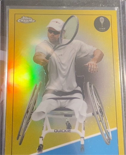 2021 Topps Chrome Tennis #27 David Hall — front