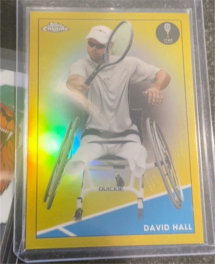 2021 Topps Chrome Tennis #27 David Hall — front