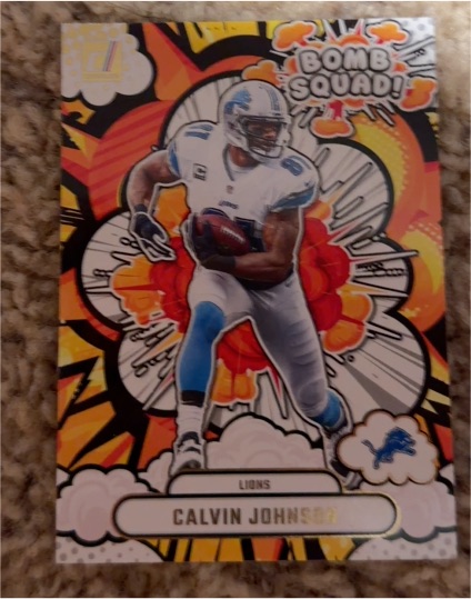 2025 Panini Donruss Bomb Squad #BS-CJN Calvin Johnson — front