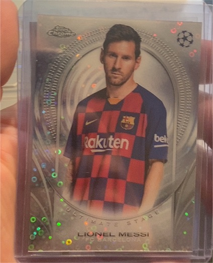 2024-25 Topps UEFA Club Competitions Ultimate Stage Chrome #USC-16 Lionel Messi — front