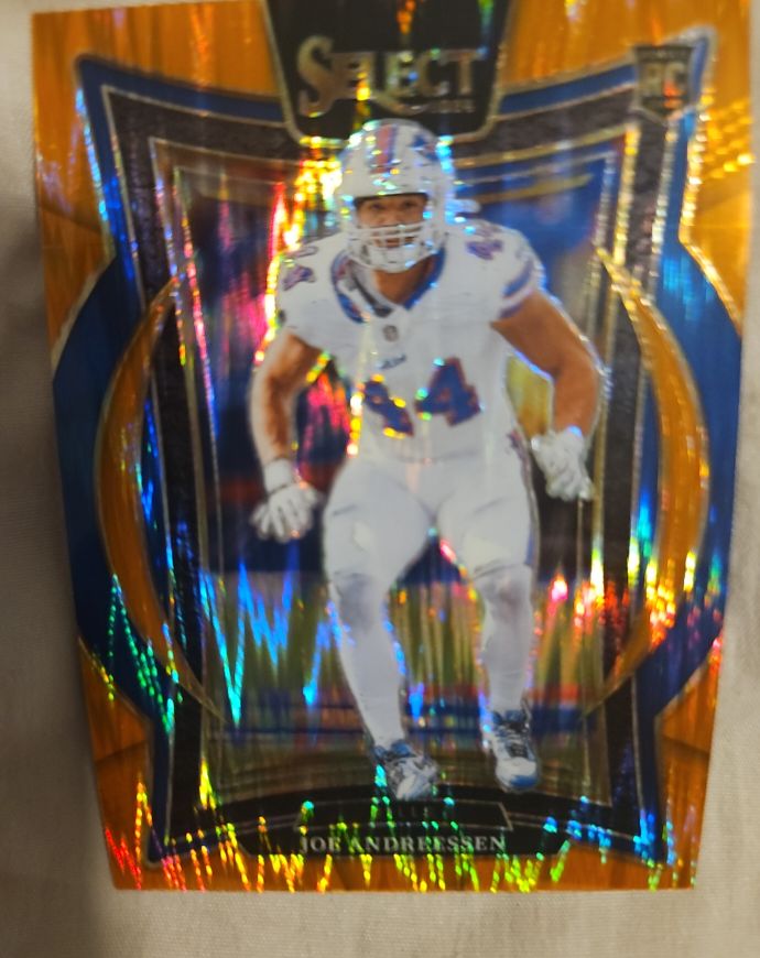 2024 Panini Select #20 Joe Andreessen Green & Yellow Prizm Shock — front