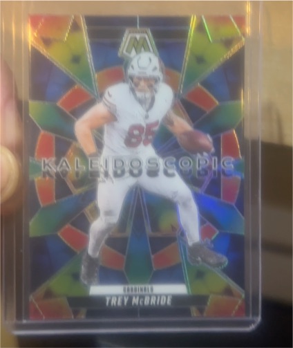 2025 Panini Mosaic Trey McBride Kaleidoscopic SSP Case Hit #15 Cardinals — front