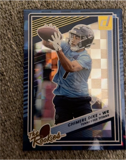 2025 Panini Donruss #21 Chimere Dike The Rookies — front
