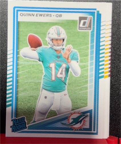 2025 Panini Donruss #342 Quinn Ewers Rated Rookie — front