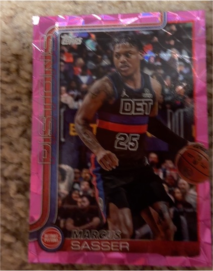2025-26 Topps #46 Marcus Sasser — front
