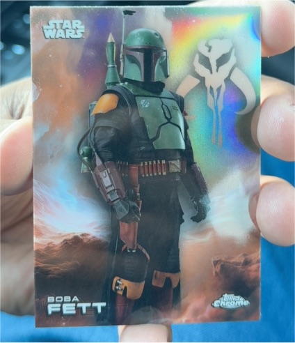 2025 Topps Chrome Star Wars #11 Boba Fett — front