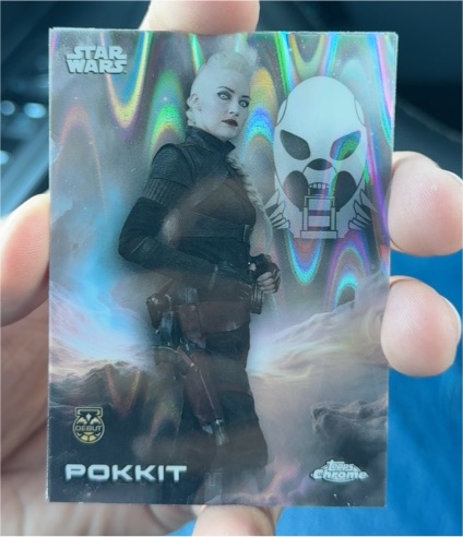 2025 Topps Chrome Star Wars #97 Pokkit Debut Skeleton Crew — front