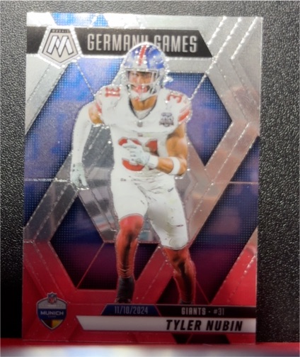 2025 Panini Mosaic Germany Games #261 Tyler Nubin — front