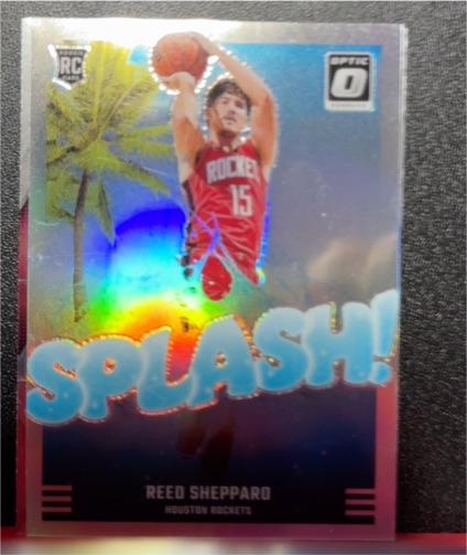 2024-25 Panini Donruss Optic #13 Reed Sheppard Splash — front