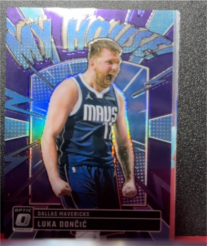 2024-25 Panini Donruss Optic #14 Luka Doncic My House Purple — front