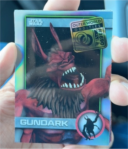 2025 Topps Chrome Star Wars Outer World Oddities #UO-5 Gundark — front