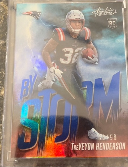 2025 Panini Absolute #19 TreVeyon Henderson By Storm — front