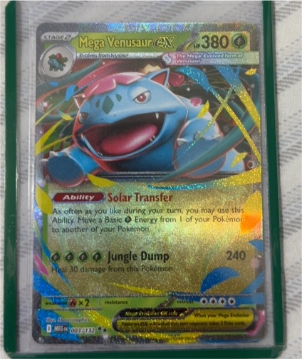 2014 Pokémon TCG Mega Evolutions #003 Mega Venusaur EX — front