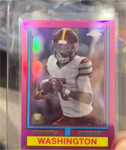 2024 Topps Chrome 1974 Topps Throwback #74TF-2 Jayden Daniels — front