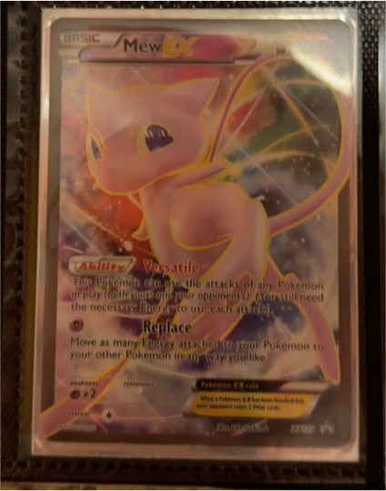 2016 Black Star Promo #XY126 Mew EX — front