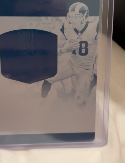 2020 Panini Prism Todd Gurley Printing Plate — front